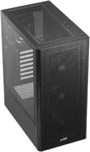 GABINETE ADATA XPG GAMER VALOR MESH MEDIATORRE ATX 4 FAN CRISTAL TEMPLADO NEGRO VALORMESHMT BKCWW - Imagen 3