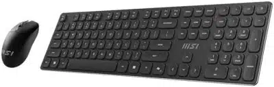 MSI FORGE K210 WIRELESS COMBO teclado Ratón incluido Hogar / Oficina USB Negro - Imagen 3