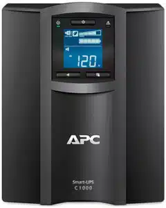 No Break Capacidad 1000VA - 600 watt, 120v, 8  APC SMC1000C, 1000 VA, 600 W, 3 h, Negro, Industrial y Oficina - Imagen 4