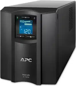 No Break Capacidad 1000VA - 600 watt, 120v, 8  APC SMC1000C, 1000 VA, 600 W, 3 h, Negro, Industrial y Oficina - Imagen 2