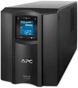No Break Capacidad 1000VA - 600 watt, 120v, 8  APC SMC1000C, 1000 VA, 600 W, 3 h, Negro, Industrial y Oficina
