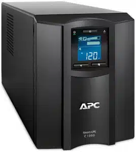 No Break Capacidad 1000VA - 600 watt, 120v, 8  APC SMC1000C, 1000 VA, 600 W, 3 h, Negro, Industrial y Oficina - Imagen 3