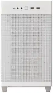 Gabinete Asus PRIME AP201 White Paneles de Malla Micro ATX Blanco