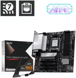 MSI PRO B850M-P WIFI placa base AMD B850 Enchufe AM5 Micro ATX - Imagen 2