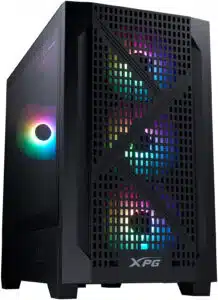 GABINETE XPG LANDER300 MID TOWER ATX PANEL VIDRIO TEMPLADO CON 4 VENTILADORES LANDER300MAA BKCWW - Imagen 4