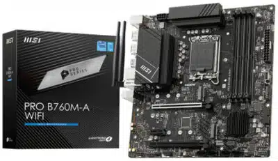 MSI PRO B760M-A WIFI placa base Intel B760 LGA 1700 Micro ATX