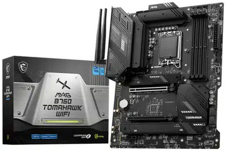 49f595c52b65f142be82bff9e1ce0409ddb0d0c5 MSI MAG B760 TOMAHAWK WIFI placa base LGA 1700 ATX - Imagen 1