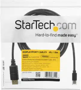StarTech.com Cable de 3m Mini DisplayPort a DisplayPort 1.2 - Cable Adaptador Mini DisplayPort a DisplayPort 4K x 2K UHD - Cable para Monitor Mini DP a DP - Imagen 4