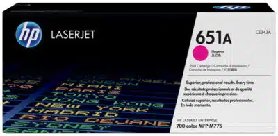 HP Cartucho original de tóner magenta 651A LaserJet
