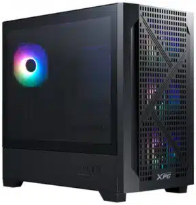 GABINETE XPG LANDER300 MID TOWER ATX PANEL VIDRIO TEMPLADO CON 4 VENTILADORES LANDER300MAA BKCWW