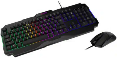 MSI FORGE GK100 COMBO teclado Ratón incluido Juego USB QWERTY Español Negro - Imagen 3