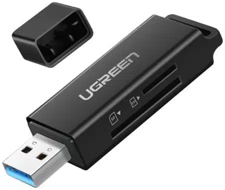 55759297_6581517674 Ugreen 40752 lector de tarjeta USB Negro - Imagen 1