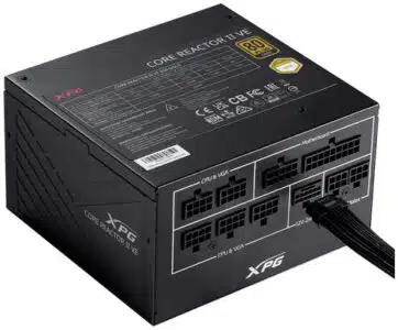 FUENTE DE PODER ADATA XPG COREREACTORIIVE 750W GOLD COMPATIBLE ATX 3.1 12V 2X6 NEGRA COREREAC