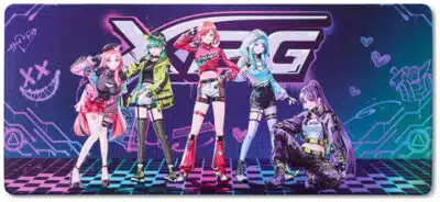 XPG Frontline XL Saga Cojín de ratón para Juegos Negro, Multicolor