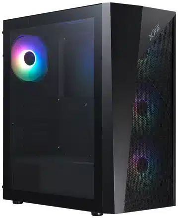 5668d8c88c2a9d1825e106e1f43b13b56f68e18d GABINETE XPG LANDER500 MEDIATORRE ATX VIDRIO TEMPLADO NEGRO LANDER500MTA BKCWW - Imagen 1