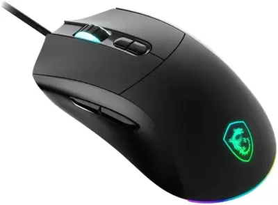 MOUSE MSI OPTICO FORGE GM320 /CABLEADO//USB/RGB/GAMER - Imagen 3