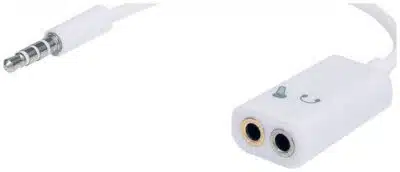 Manhattan Adaptador Audio Estéreo 3.5 mm 2 a1 para Micrófono Y Audífonos