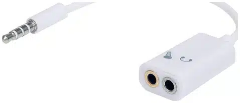 59332023_3344095146 Manhattan Adaptador Audio Estéreo 3.5 mm 2 a1 para Micrófono Y Audífonos - Imagen 1