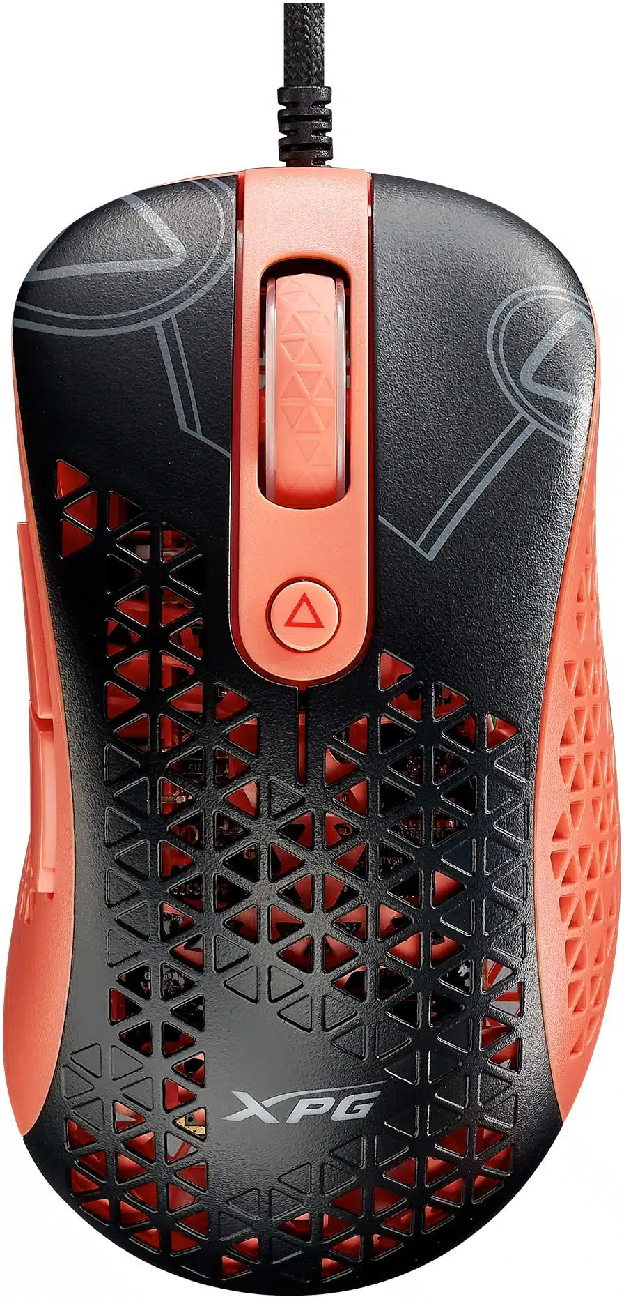 595115ed43bb3fa4fa7e5cf489c2fe17 XPG SLINGSHOT MERA EDITION ratón Juego Diestro USB tipo A Óptico 12000 DPI - Imagen 1