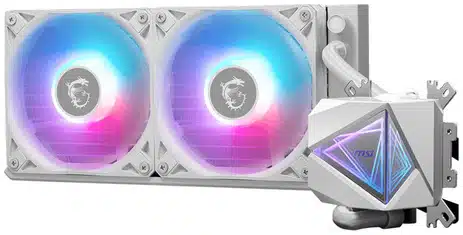596c6f9625e38771b9c76ba8b06aecdd8b40c56e MSI MAG Coreliquid I240 Procesador Kit de enfriamiento líquido 12 cm Blanco 1 pieza(s) - Imagen 1