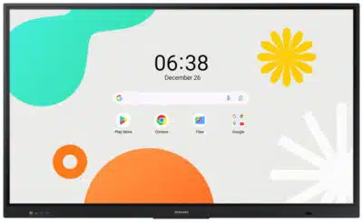 Pantalla Samsung 85" Interactiva E Board WAF Touch Android OS 14