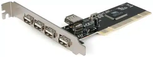 680553-startech.com_ StarTech.com Adaptador Tarjeta PCI USB 2.0 de Alta Velocidad 5 Puertos (4 Externos y 1 Interno) - Imagen 1