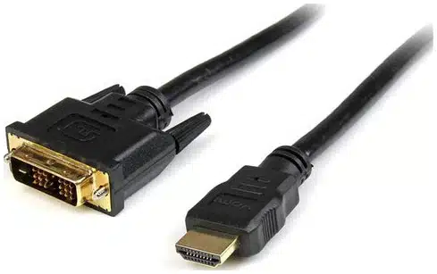 694076-startech.com_ StarTech.com Cable Adaptador de Video HDMI a DVI-D de 3m Macho a Macho - Convertidor - Negro - Imagen 1
