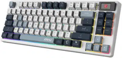 Teclado Gamer MSI Forge GK600 TKL Wireless Sky LED RGB Mecánico - Imagen 4