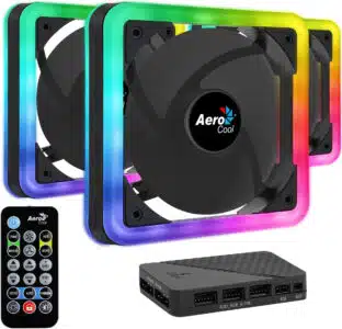 Aerocool Edge 14 Pro Gabinete de la computadora Ventilador 14 cm Negro - Imagen 2