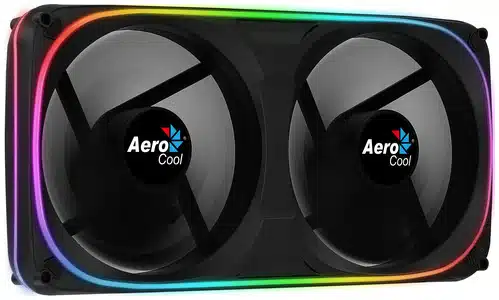 75765075_9555071398 Aerocool Astro 24 Tarjeta gráfica Ventilador 12 cm Negro - Imagen 1
