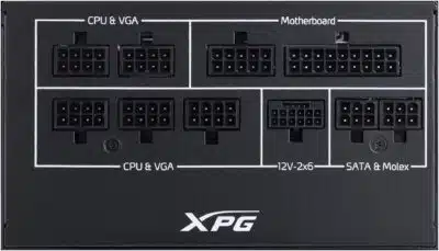 FUENTE DE PODER ADAT XPG COREREACTORIIVE 850W GOLD ATX3.1 MODULAR CONECTOR 12V 2X6 80 PLUS - Imagen 4