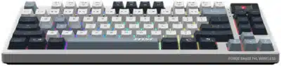 Teclado Gamer MSI Forge GK600 TKL Wireless Sky LED RGB Mecánico - Imagen 5