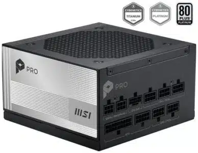 FUENTE DE PODER MSI FULL MODULAR PRO A1000PL PCIE5 1000W 80PLUS PLATINO PRO A1000PL PCIE5