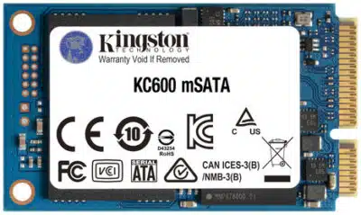 Kingston Technology KC600 1 TB mSATA Serial ATA III 3D TLC