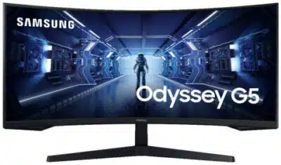 Monitor Samsung 34" Odyssey G5 WQHD Resolución 3440x1440 Panel VA