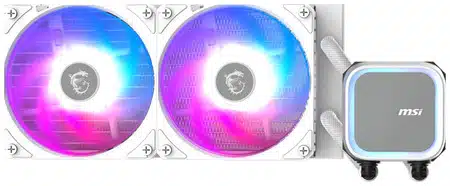 875be63624fb8c230114ea68205ec21f69525090 Enfriamiento Liquido MSI MAG CORELIQUID A13 240 para CPU 2x 120mm - Imagen 1