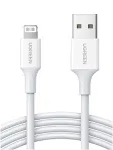 Ugreen cable USB 2.0 A lightning 2m, 5V/2.4A iPhone 7 / 7plus / 6S/ 6 / 6 Plus, iPhone 5s/5c/5, iPad Mini/Mini 2, iPad 1 m Blanco - Imagen 3