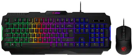 8e1de3ecaec9f36da6d9421083e2ee0c00ea0fff MSI OEM FORGE GK100 COMBO US KIT TECLADO MOUSE FORGE GK100 RGB - Imagen 1