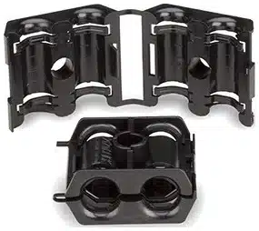 Sujetador Doble para Cable con Diámetro de 9 a 12 mm (0.35 a 0.47 Pulgadas). Paquete de 10 Piezas Sujetador Doble para Cable con Diámetro de 9 a 12 mm (0.35 a 0.47 Pulgadas). Paquete de 10 Piezas - Imagen 1