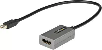 StarTech.com Adaptador Mini DisplayPort a HDMI - 1080p - Monitor/pantalla mDP 1.2 a HDMI - Dongle Convertidor Mini DP a HDMI - Cable de 30cm - Versión Mejorada de MDP2HDMI - Imagen 2