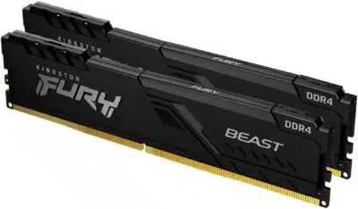 MEMORIA RAM DIMM KINGSTON FURY BEAST 16GB DDR4 3200MTS CL16 KIT 2 KF432C16BBK2 16 - Imagen 2