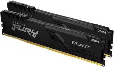 MEMORIA RAM DIMM KINGSTON FURY BEAST BLACK 64GB DDR4 3600MTS CL18 KIT 2 KF436C18BBK2 64 - Imagen 2