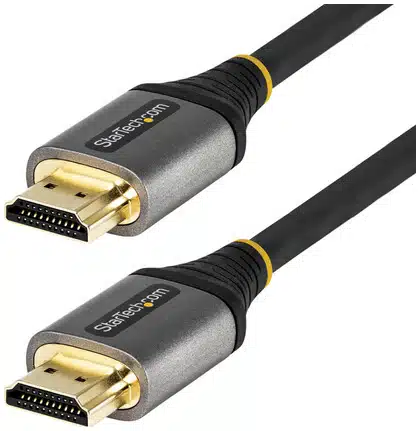 93706574_0175946279 StarTech.com Cable de 1m HDMI 2.1 8K - Cable HDMI Certificado de Ultra Alta Velocidad - 48Gbps - 8K 60Hz - 4K 120Hz - HDR10+ - eARC - Cable HDMI Ultra HD 8K - Cubrimiento de TPE - Imagen 1