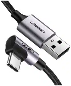 Ugreen 50940 cable USB USB 2.0 5 m USB A USB C 0.48 Gbit/s Negro, Plata