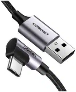 Ugreen 50940 cable USB USB 2.0 5 m USB A USB C 0.48 Gbit/s Negro, Plata - Imagen 2
