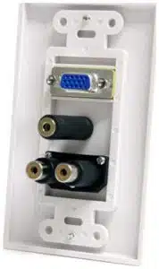 StarTech.com VGAPLATERCA caja de salida Blanco - Imagen 3