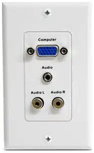 9497280-startech.com_ StarTech.com VGAPLATERCA caja de salida Blanco - Imagen 1