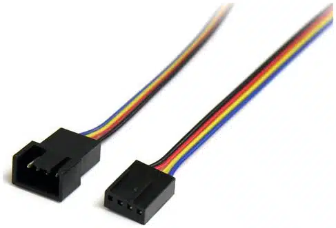 9506873_0132158739 StarTech.com Cable de 0.3m de Extensión de Alimentación para Ventilador 4 Pines - Imagen 1