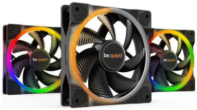 be quiet! Light Wings | 120mm PWM Triple Pack Gabinete de la computadora Ventilador 12 cm Negro 3 pieza(s)