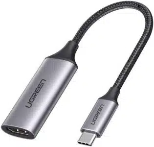 Ugreen 70444 adaptador de cable de vídeo HDMI Tipo A (Estándar) USB Tipo C Aluminio, Negro - Imagen 2